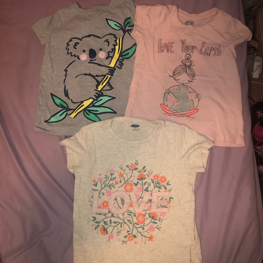 Gap, Target, & old navy girls short sleeve shirts